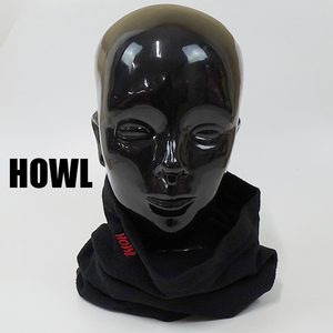 在庫処分セール！HOWL/ハウル 21-22 NECK GAITER BLACK ネックゲイター ネックウォーマー フェイスマスク スノボースキー [返品、交換不可]