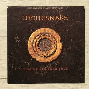 WHITESNAKE GIVE ME ALL YOUR LOVE US盤