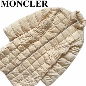 【送料無料】MONCLER モンクレール ダウンコート　Aライン　レディース　中綿入り　1 アウター　ダウンジャケット　冬物　冬用　ベージュ