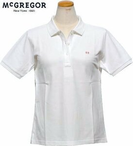 【オフホワイト L】 マグレガー 半袖ポロシャツ レディース 311622201 日本製 半袖シャツ オフホワイト