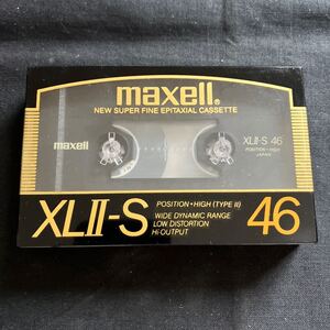 新品未開封 デッドストック maxell マクセル XLⅡ-S 46 カセットテープ ハイポジション