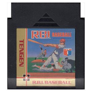 [北米版NES]R.B.I. Baseball[ROMのみ テンゲンカートリッジ](中古)　プロ野球 ファミリースタジアム　海外版