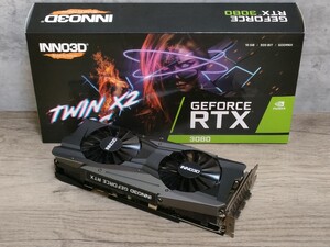 NVIDIA INNO3D GeForce RTX3080 10GB TWIN X2 OC 【グラフィックボード】