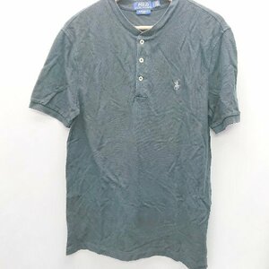 ◇ POLO RALPH LAUREN ポロ ラルフローレン 半袖 Tシャツ サイズSP ブラック系 メンズ E