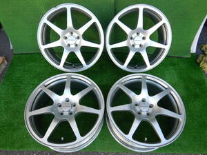 ★BS Prodrive GC-07C 鍛造★18×7.5JJ OFF:+48 PCD100-5H ハブ径；73mm 傷、汚れ、錆、塗装がれ等あり 4本 MADE IN JAPAN 