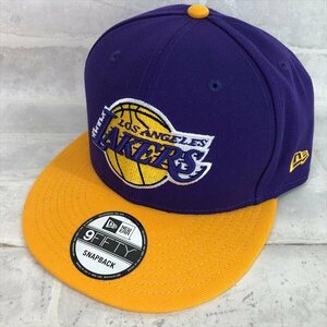 NEWERA ニューエラ LOS ANGELS LAKERS レイカーズ 9FIFTY スナップバック キャップ 帽子 パープル イエロー MH632024043006