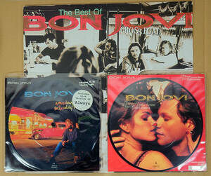 2LP,2EP The Best of Bon Jovi / CROSS ROAD Europe ORIGINAL 1994 & more Always収録 ボン ジョヴィ