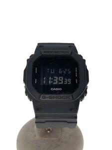 CASIO◆クォーツ腕時計/デジタル/-/BLK/BLK/DW-5600BBN/ベルト裏お汚れ有