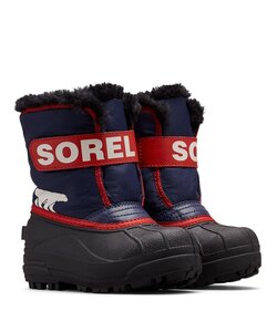 1640774-SOREL/チルドレンズ スノーコマンダー ブーツ キッズ スノーブーツ 保温 マジックテープ 子供用/17.0