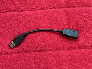 USB　延長ケーブル　10cm USED