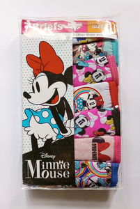 USA購入★★ ミニーマウス ミニーちゃん ショーツ パンツ サイズ6 120 7枚 未使用品 ★★ MinnieMouse Girls Briefs