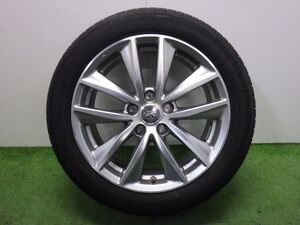 ★スカイライン 350GT HV タイプP HV37★1本 205/55R17 日産 純正 アルミ 114.3 5H 65mm 17インチ 7.5J +45 中古 タイヤ ホイール