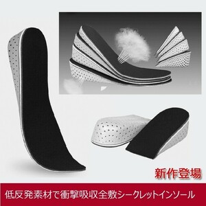 国内発送 インソール 3cm 中敷 シークレットインソール 身長高 身長アップ ヒールアップ 送料無料 ALL2-4