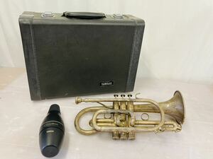 k9 必見! YAMAHA ヤマハ YCR-4330G コルネット 管楽器 ハードケース付き 中古品 現状品