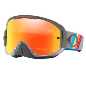 【10%OFF】OAKLEY Oフレーム2.0 PROゴーグル　TLDグレーストライプス （ファイヤーイリジウムミラー） 【定形外￥510】