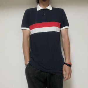 日本製BAND OF OUTSIDERS THIS IS NOT A POLO SHIRT.ボーダーポロシャツ0バンドオブアウトサイダーズ