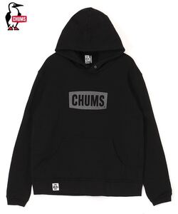 CHUMS Logo Pullover Parka Black／Chacoal チャムス ロゴ プルオーバー パーカー（メンズ）ブラック／チャコール CH00-1418／XXL／2XL