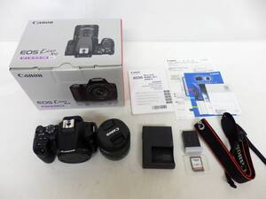 105H932I◆【美品】Canon キャノン EOS Kiss X10 EF-S 18-55mm IS STM レンズキット ブラック 中古 動作OK