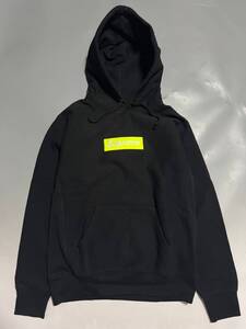 未使用品 17AW Supreme Box Logo Hooded Sweatshirt Black シュプリーム ボックスロゴ プルオーバー パーカー S