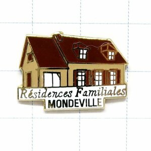 DKG★ PINS ピンズ ピンバッチ ピンバッジ ピンバッヂ P2093　MONDEVILLE　モンドヴィル　カルヴァドス　家　コミューン