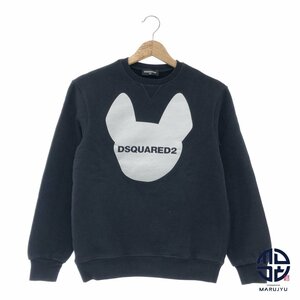 Dsquared2 ディースクエアード 黒 ブラック スウェット トップス 長袖 トレーナー キッズ12Y アパレル 子供服