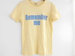 TMT(ティーエムティー) Tシャツ サイズ:S ■ メンズ ライトイエロー系 リメンバーミー Remember Me□ 6F