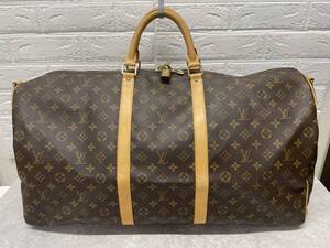 LOUIS VUITTON ルイ ヴィトン M41412 キーポル 60 バンドリエール モノグラム ボストンバック 旅行鞄 付属欠品あり USED キレイ