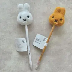 miffy【日本未販売】2種セット ミッフィー&メラニー ふわふわペンセット