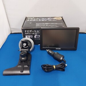 ★動作確認済 株RWC X‐RIDE POWERED BY ZENRIN 7インチ ドライブレコーダー ワンセグTV搭載 カーナビゲーションAN‐N01 カーナビSD8GB付★