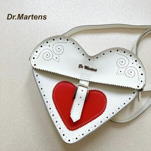 ドクターマーチン Dr.Martens バレンタイン限定 コレクション ハート型レザーサッチェルバッグ ショルダーバッグ レザー ホワイト ハート