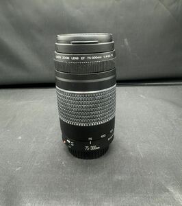 S☆ CANON ZOOM LENS EF 75-300mm 1:4-5.6 Ⅲ キャノン カメラ レンズ 一眼レフカメラ ジャンク 中古 現状品 Canon