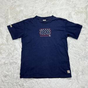 YT2044 DOG DEPT ドッグデプト クルーネック コットンプリントTシャツ Sサイズ 半袖 コットン100％ ユニセックス