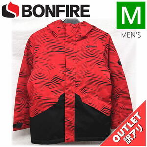 【OUTLET】 ジュニア[Mサイズ] BONFIRE YOUTH VECTOR JKT カラー:RED Mサイズ 子供用 スノーボード スキー JACKET アウトレット