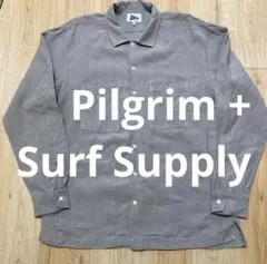 Pilgrim SURF + SUPLY 長袖シャツ 麻 Mサイズ