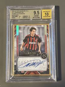 ※BGS9.5、Auto10※ KAKA（カカ）【2022 Topps Museum Collection】Legendary Auto 直書き オート | AC Milan ACミラン