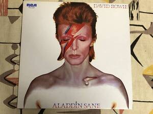 ★アナログ・レコード LP盤 David Bowie/デビッド・ボウイ「Aladdin Sane/アラジンセイン」RCA(RPL-2103)　japan mint vinyl record 