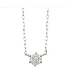 L&Co プラチナ ダイヤモンド 0.10ct ネックレス