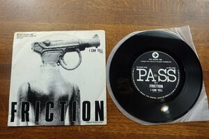 ※○KO153/シングルEP　FRICTION / I CAN TELL PISTOL フリクション 坂本龍一 PASS RECORDS PAS-204/