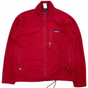 Patagonia SYNCHILLA フリースジャケット MEN’S L バーガンディ シンチラ ジャケット フルジップ パタゴニア 2008年製 25095