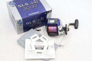 SHIMANO シマノ SLS 小船 3000 電動リール 元箱・袋付き(B4511)