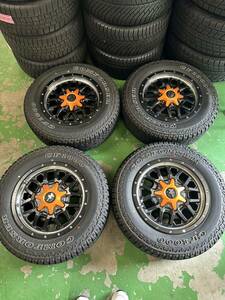 【4274S】【極上品】NITRO POWER 16インチ 7J +40 5H-114.3 COMFORSER ホワイトレター 215/70R16 99T 2022年 デリカ エクストレイルなど