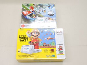 Nintendo 任天堂 Wii U 本体 32GB シロ まとめ ジャンク品[B038I509]