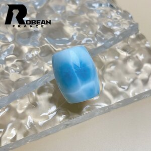 貴重 EU製 定価8万円★ROBEAN・チベット天珠★パワーストーン アクセサリー ラリマー 天然石 癒し 平和 お守り 約21.1*17.2mm Y614119