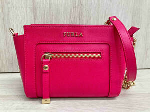 FURLA フルラ 210808 チェーンショルダーバッグ ピンク レディース