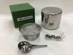 茶道具 新品 近藤さんの茶篩缶 ミニ