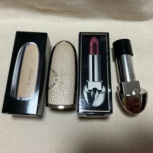 ゲラン GUERLAIN ルージュ ジェ ケース セット 未使用 #プレッピー シック 化粧品 コスメ ROUGE G DE GUERLAIN CASE PREPPY CHIC