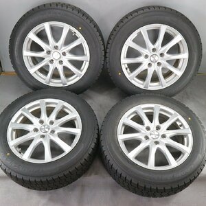 ravrion 17インチ 7J ＋47 114.3 5H アルミホイール グッドイヤー アイスナビ7 215/60 R17 残り溝約7.4㎜ ( トヨタ CHR 等)　240301TF0083