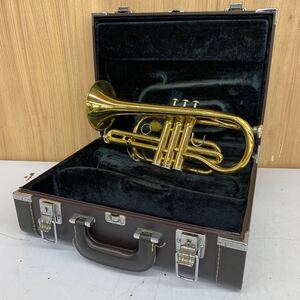 【P1】 Yamaha YCR-2330ii コルネット ヤマハ 現状品 ジャンク品 ケース used 2509-119