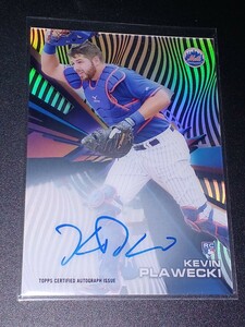 2015 Topps High Tek Kevin Plawecki RC Auto ニューヨーク・メッツ　ケビン・プラウェッキー