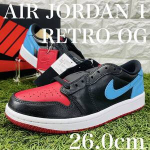 即決 ナイキ ウィメンズ エアジョーダン 1 レトロ ロー OG NIKE WMNS AIR JORDAN 1 RETRO LOW OG 26.0cm 送料込み CZ0775-046